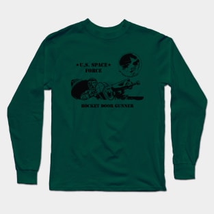 Space Force Door Gunner Long Sleeve T-Shirt